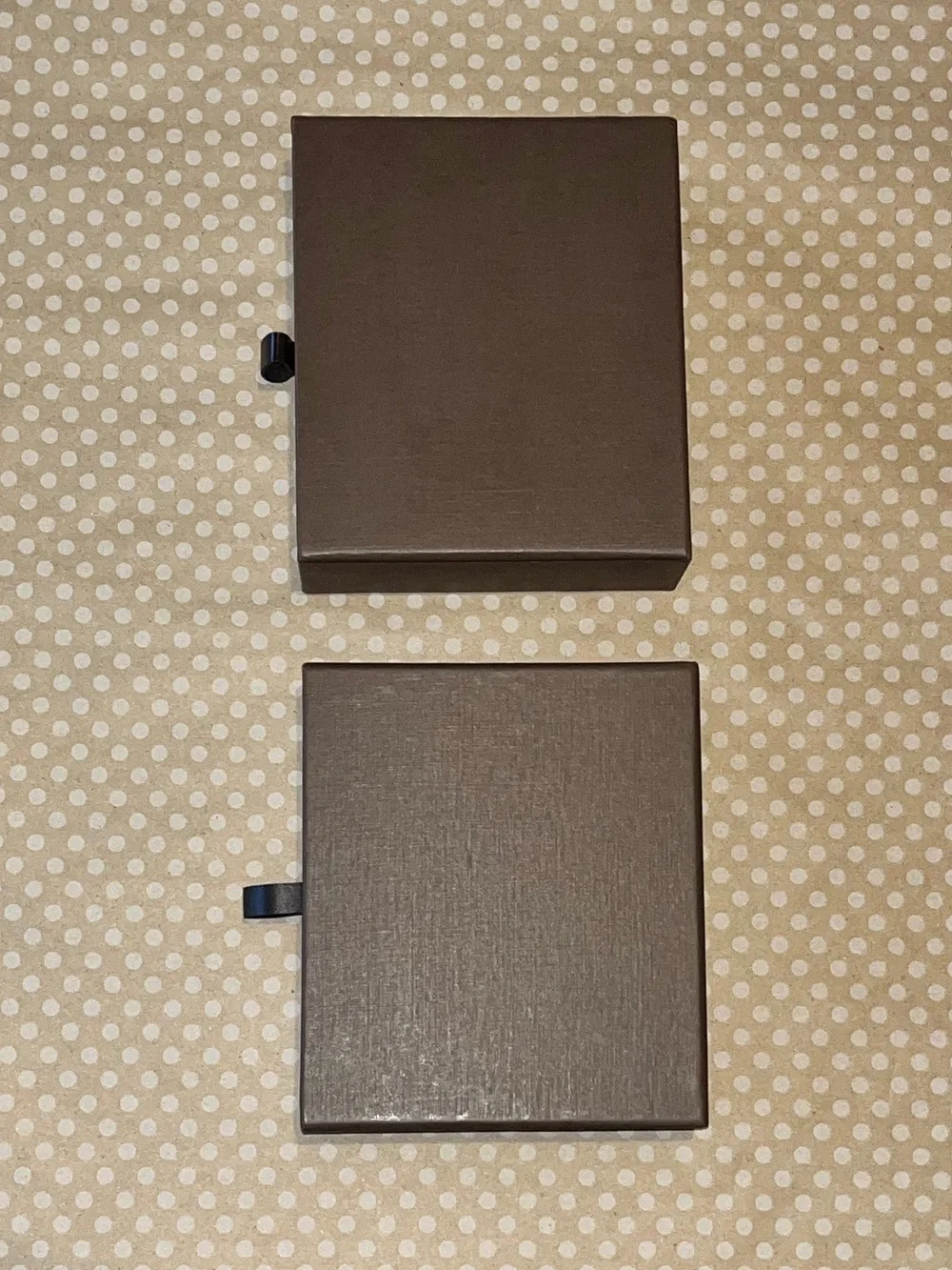 Louis Vuitton Brown and Cream Accessory Gift Boxes and Dust Bags